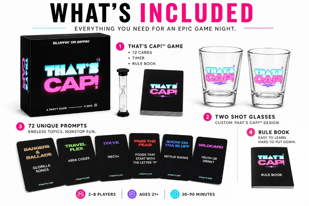THAT'S CAP™ Game Night Bundle