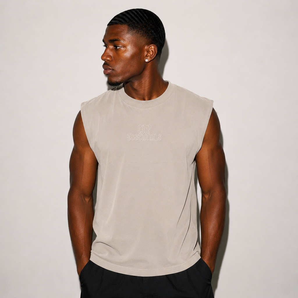 No Cap Bone Muscle Tee